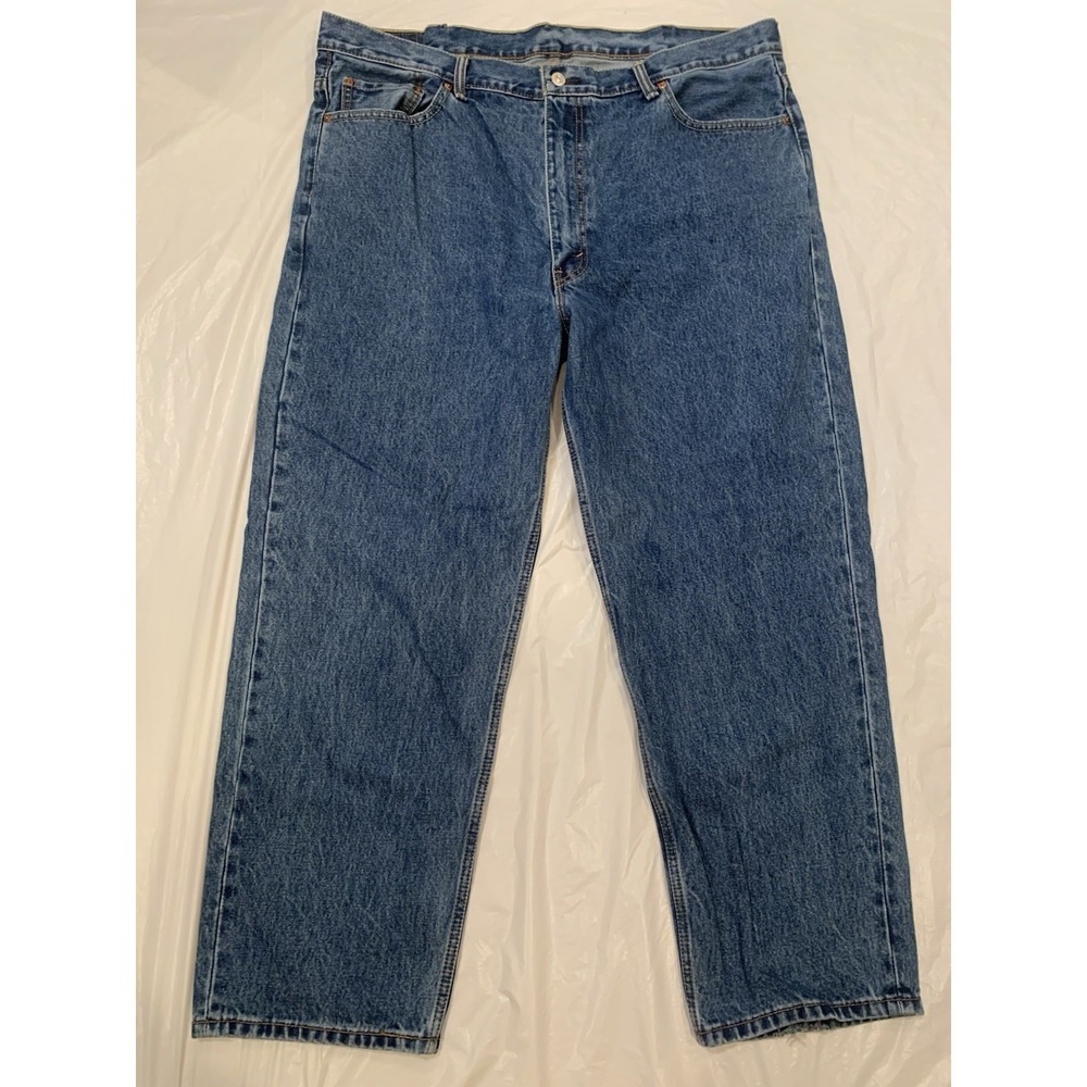 Levi's 550  Relaxed Fit Jeans Men's 42x30 Blue Med Wash 100% Cotton